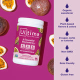 Ultima Replenisher en uso en gimnasio, repone electrolitos al entrenar