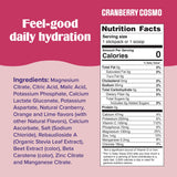 Ultima Replenisher bebida preparada en vaso lista para beber con sabor refrescante