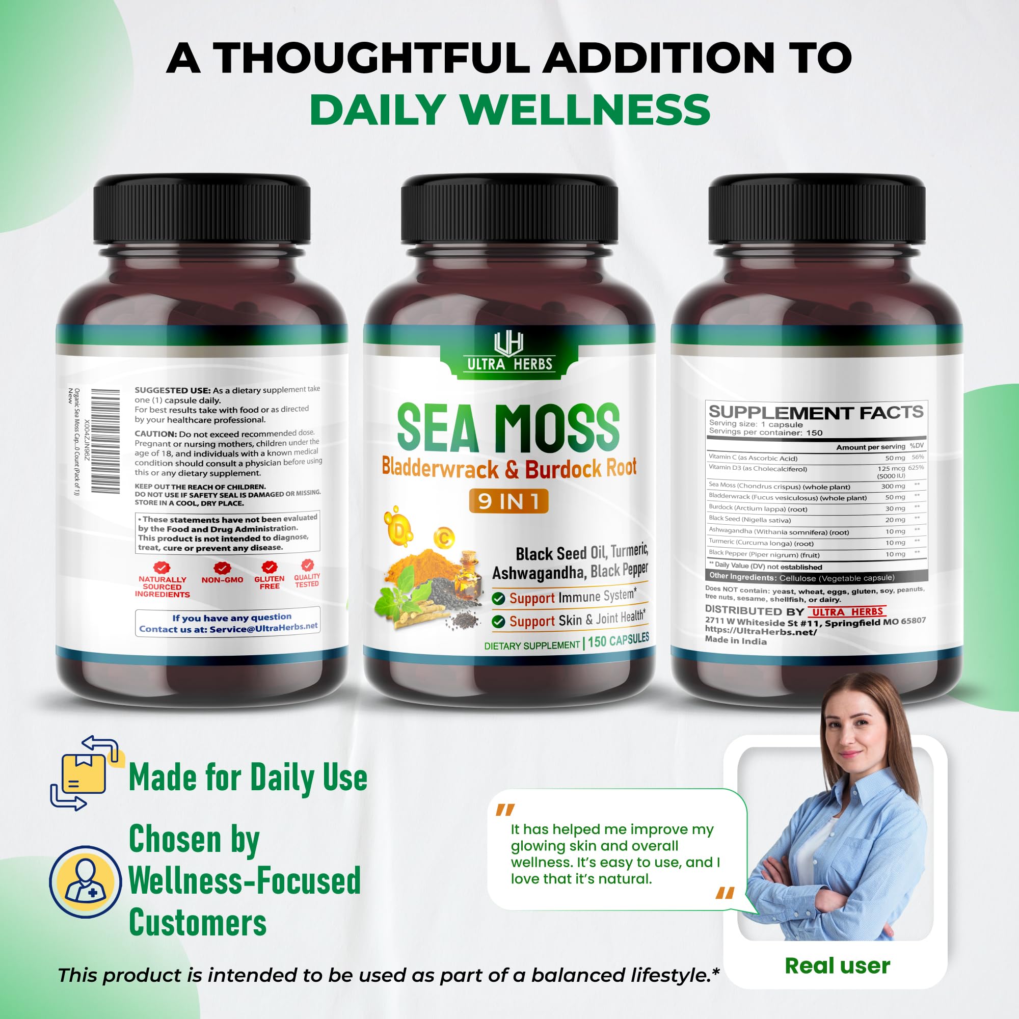 Ultra Herbs estilo de vida: persona activa mostrando integración cotidiana