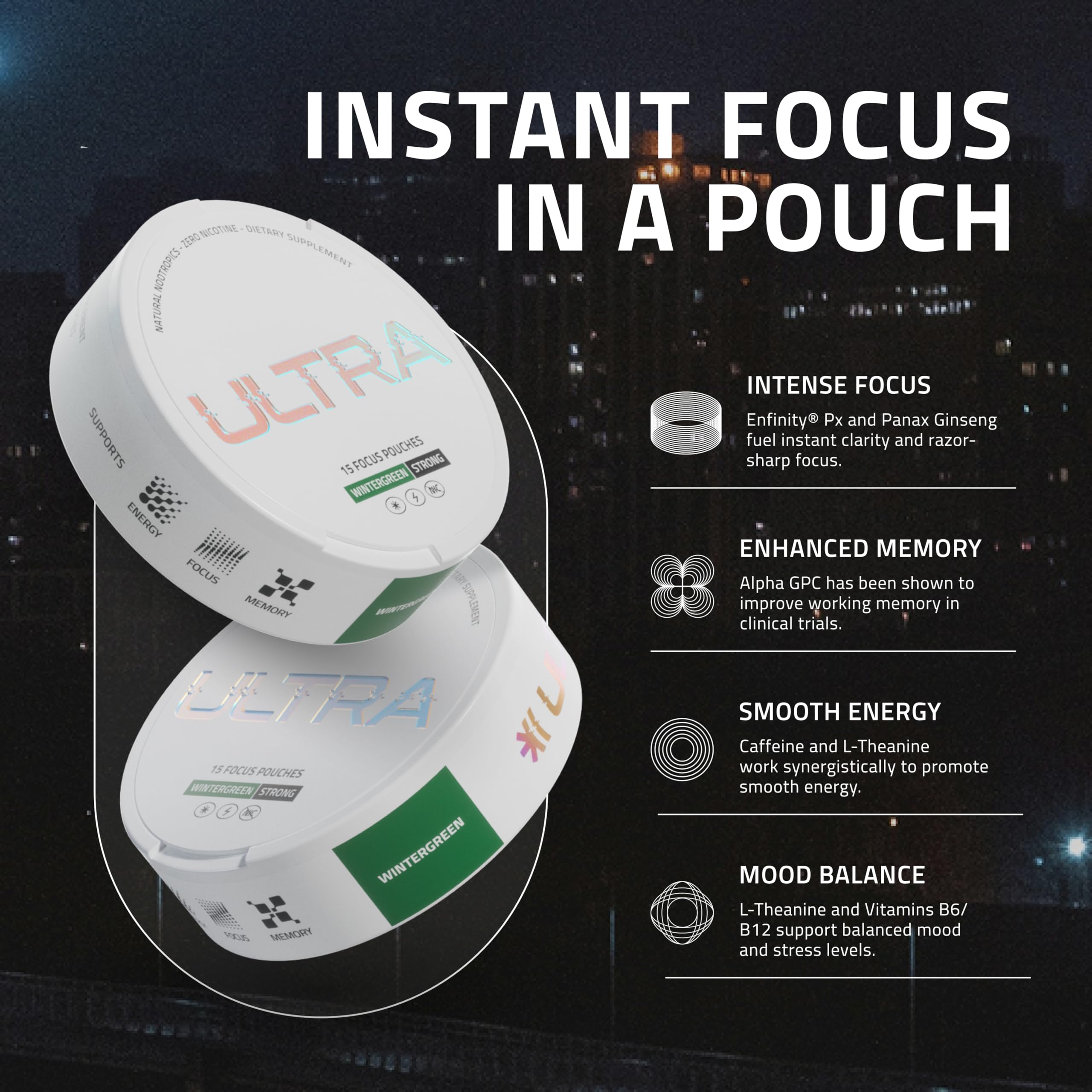 Ultra Pouches detalle de bolsita y textura que facilita liberación rápida