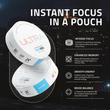 Ultra Pouches detalle de textura de la bolsita que ilustra liberación suave