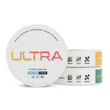 Ultra Pouches latita frontal mostrando pack variedad y portabilidad