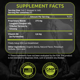 Ultra6 Nutrition etiqueta con ingredientes clave y certificación GMP