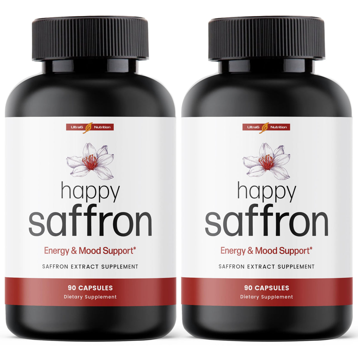 Ultra6 Nutrition frasco frente mostrando diseño y cantidad pack 2 beneficio claridad