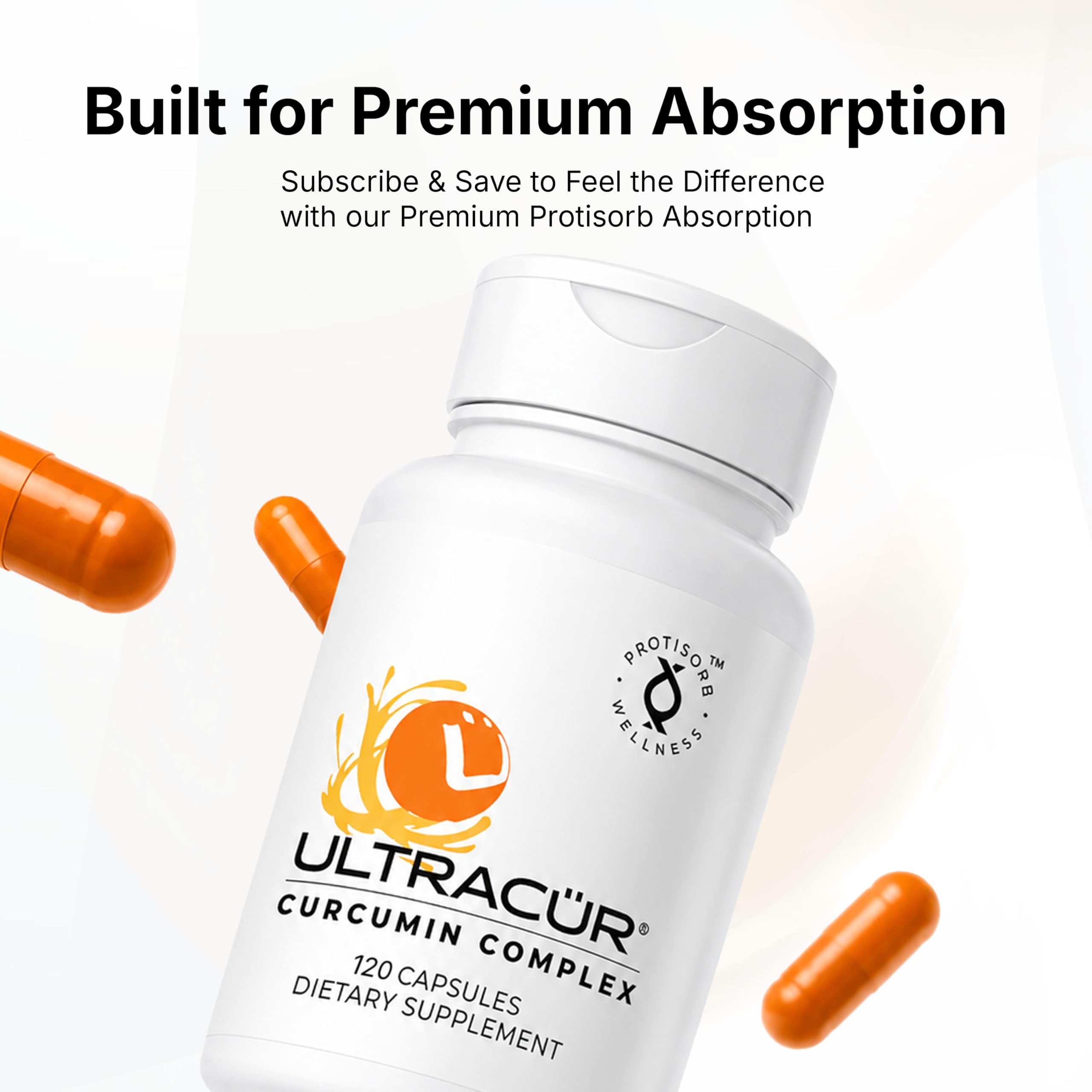 UltraCur frasco en entorno activo para apoyo al bienestar