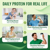 Ultraverixian atleta usando batido destaca recuperación y digestión cómoda