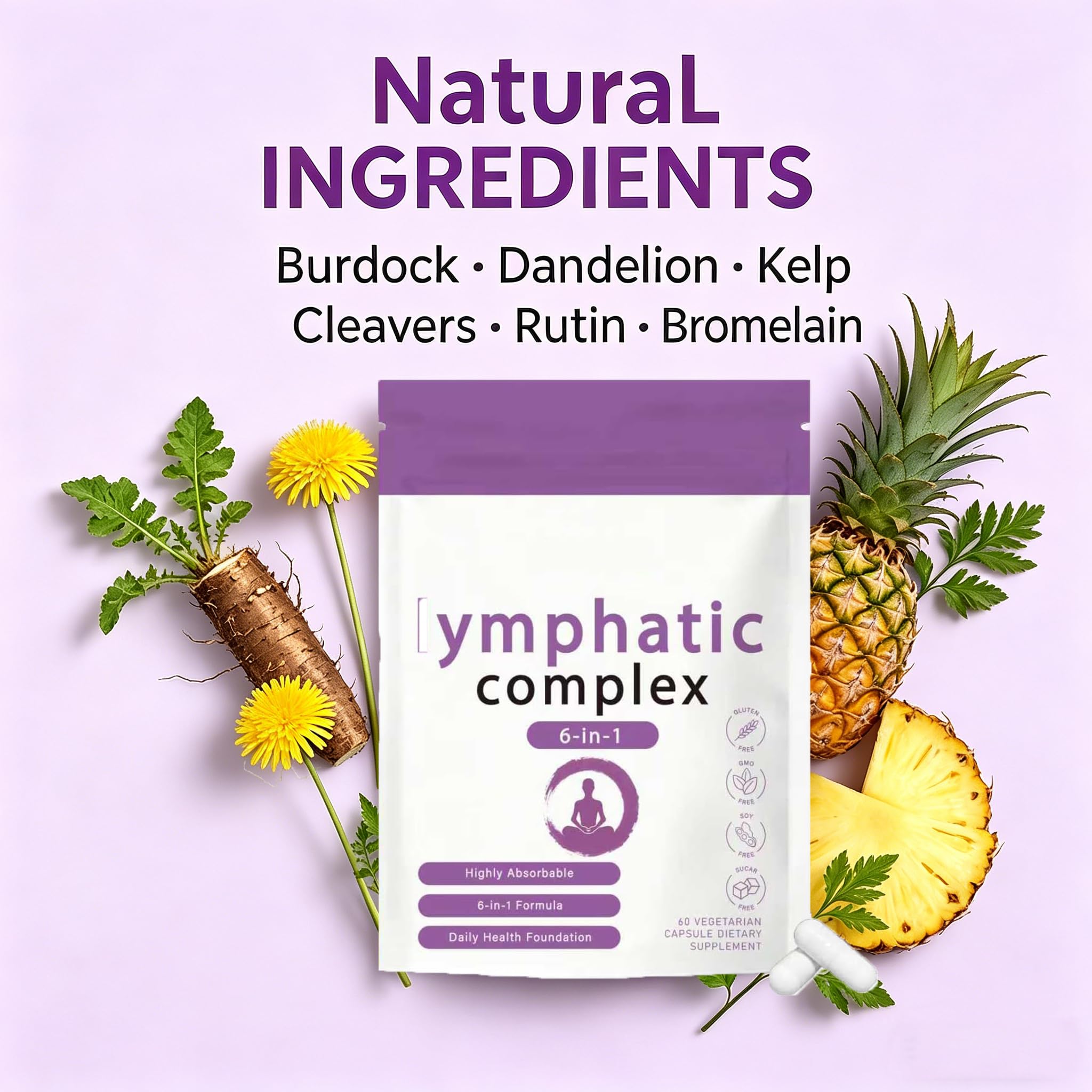 Umizze etiqueta con lista de ingredientes 6 en 1 y certificados