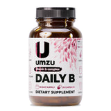 UMZU envase frontal mostrando el producto y su aporte de vitaminas B