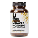 UMZU envase frontal del suplemento mostrando la marca y beneficio de energía equilibrada