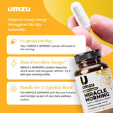 UMZU plantas orgánicas que ilustran ingredientes naturales y apoyo sostenido