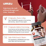UMZU ajo, castaño de indias y pino como ingredientes que ayudan circulación