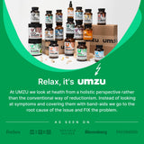 UMZU biotina destacada junto a cabello y uñas para beneficio estético