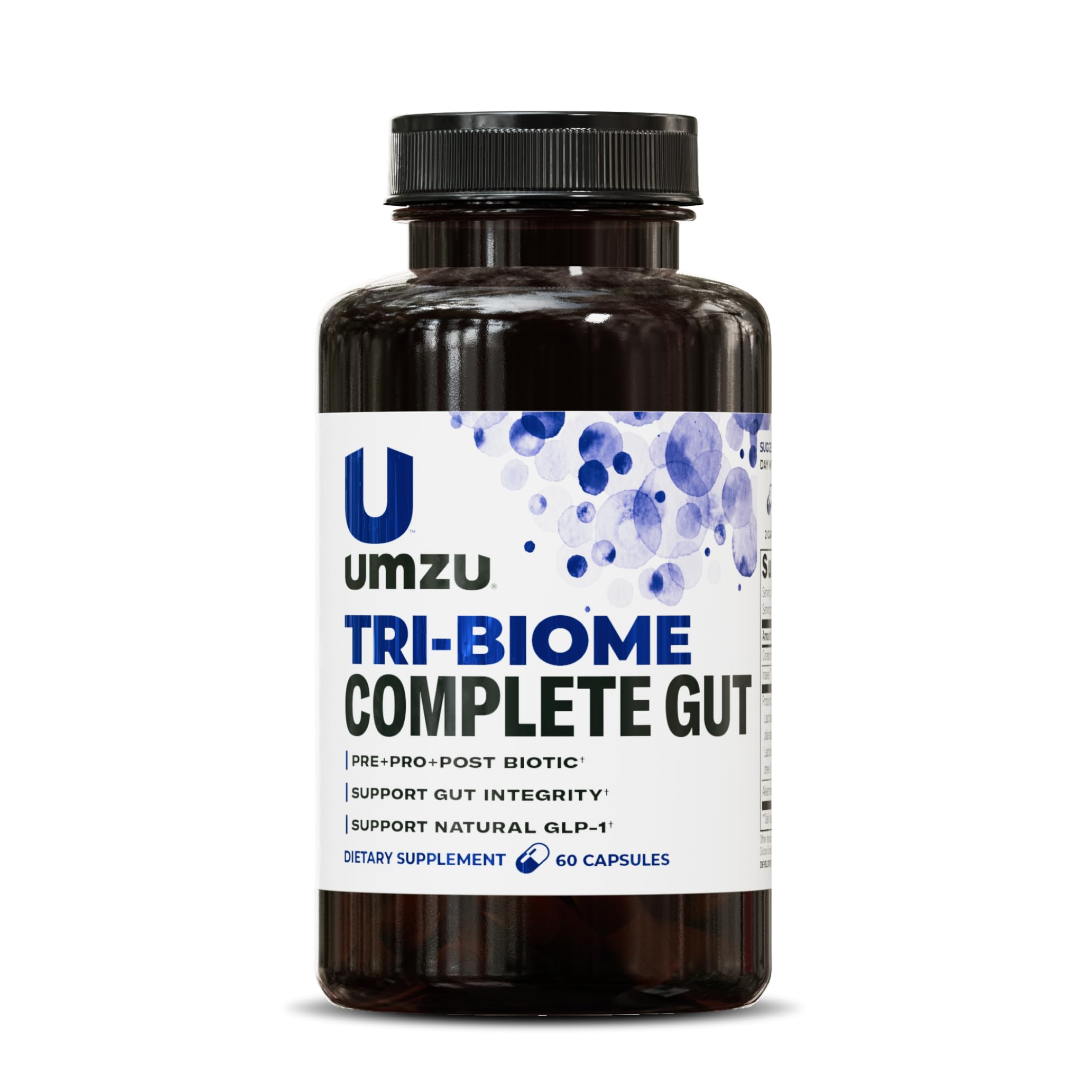 UMZU frente del envase mostrando diseño y beneficio de equilibrio digestivo