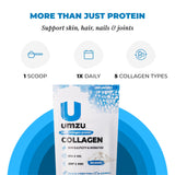 UMZU zuCollagen envase abierto con etiqueta legible y calidad verificada