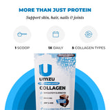 UMZU taza de café con zuCollagen mezclado, sabor chocolate y disolución fácil