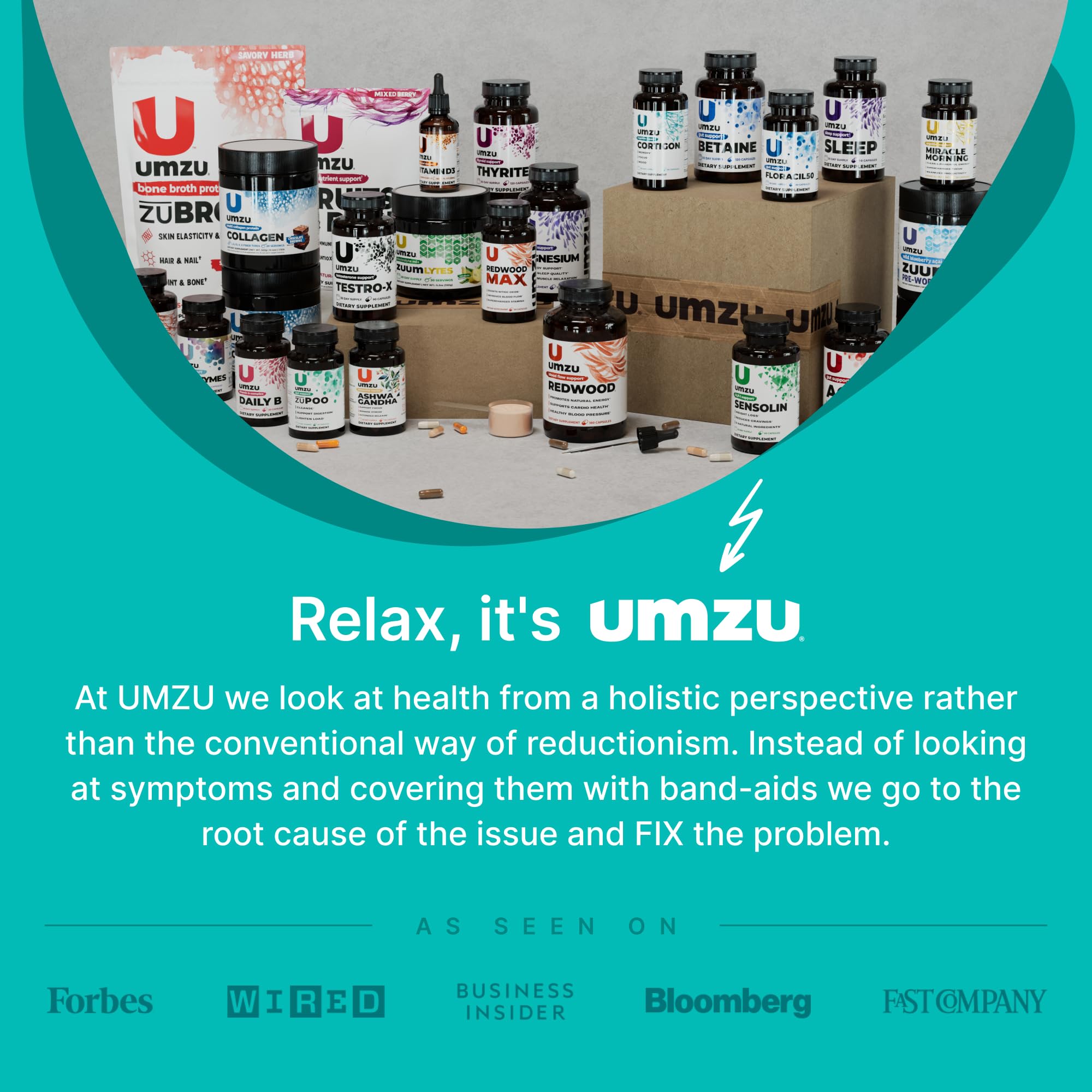 UMZU ambiente de baño relajante con zuPOO sugiriendo uso nocturno