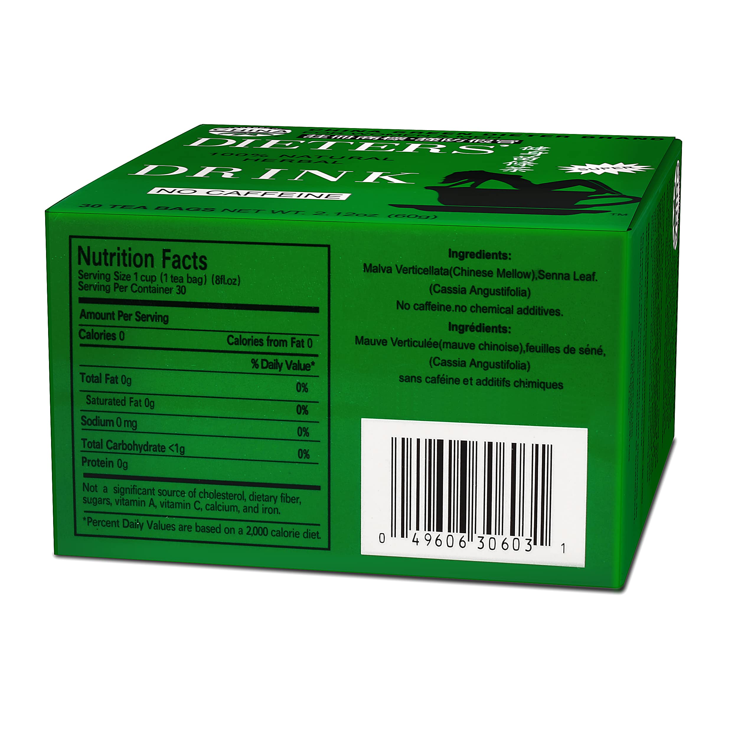 Uncle Lee's bolsita de té en primer plano y facilidad de preparación