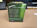 Underberg paquete abierto sobre mesa, ideal para servir tras la comida