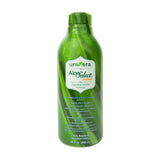 Univera hojas de aloe recolectadas a mano mostrando origen orgánico