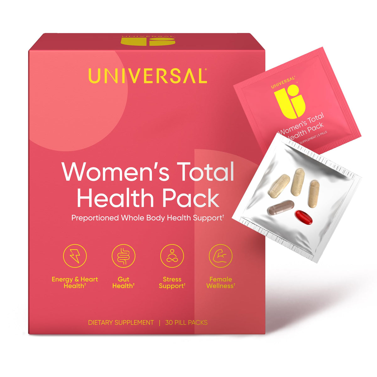 Universal U paquete delantero mostrando diseño y conveniencia para viajes