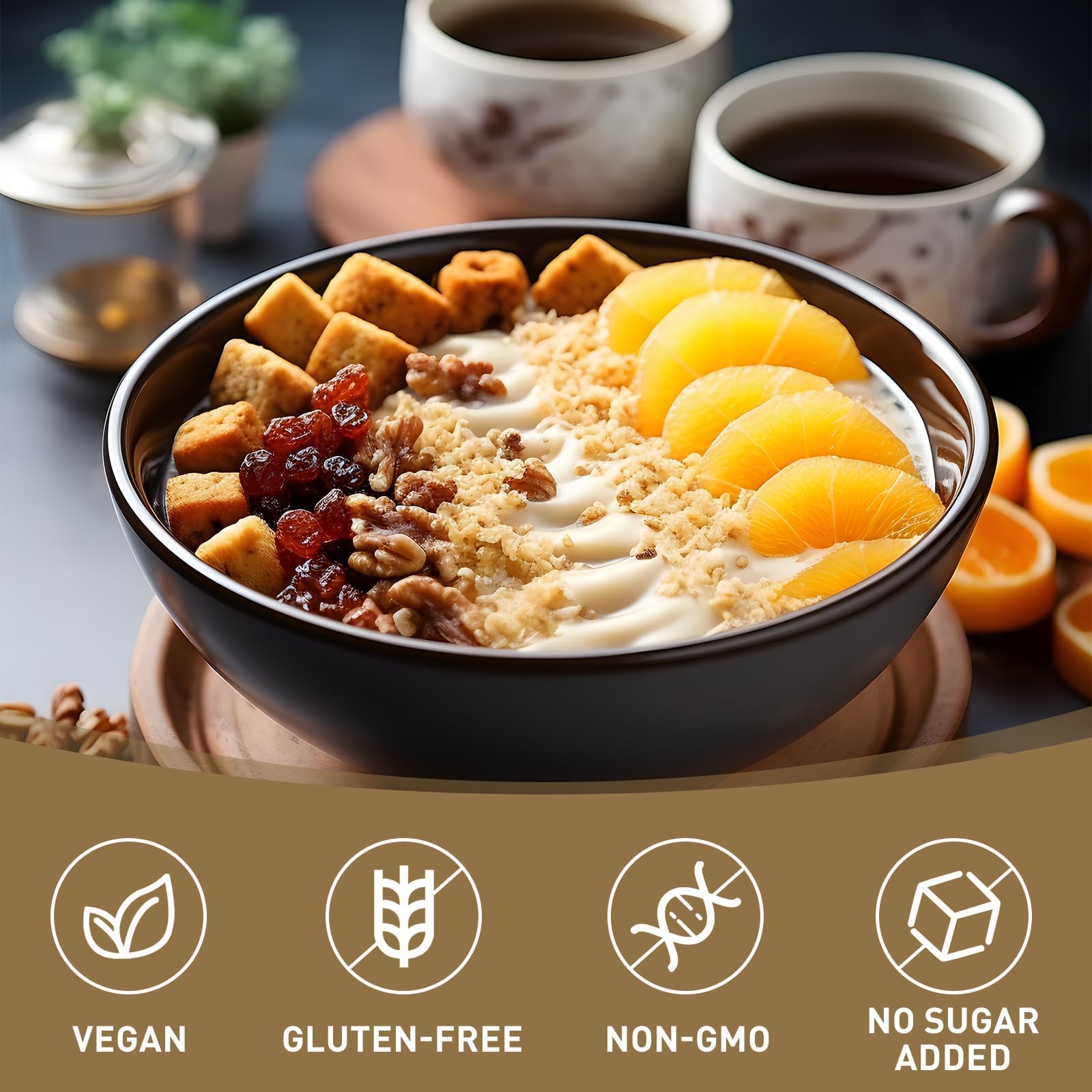 UNLEASH'D ORGANIC batido con polvo añadido para batidos nutritivos