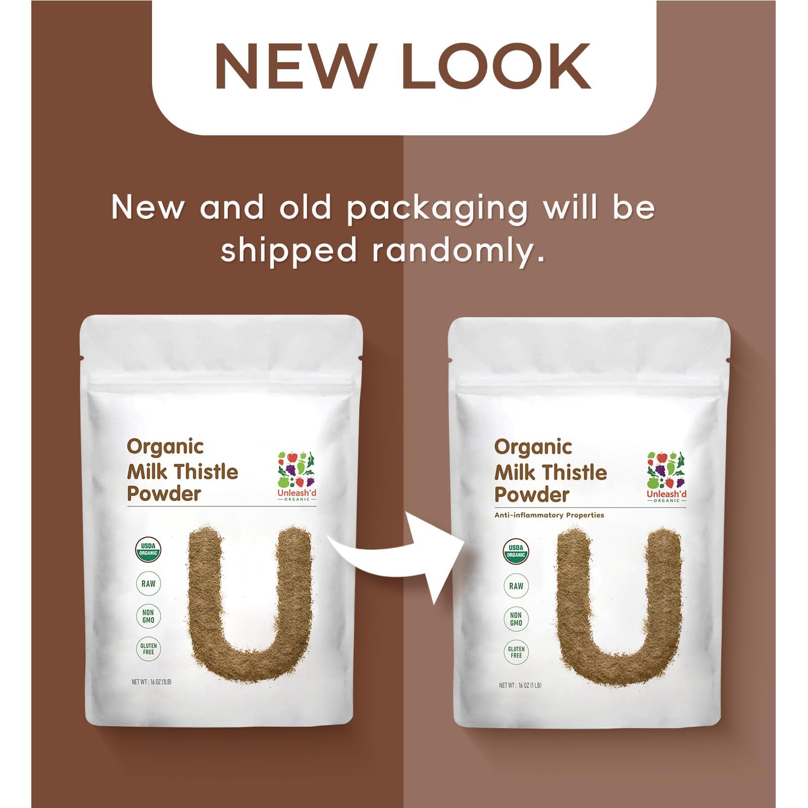 UNLEASH'D ORGANIC cuchara con polvo lista para dosificar