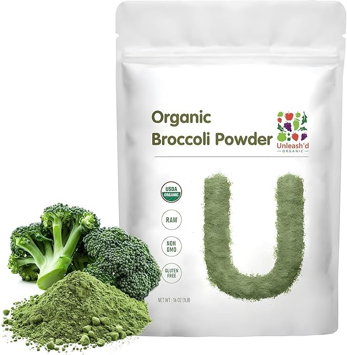 UNLEASH'D ORGANIC frente del paquete que muestra el envase hermético y beneficios