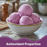 UNLEASH'D ORGANIC masa de pan teñida con polvo morado, mejora estética y color