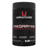 Unmatched CreGAAtine frontal del envase mostrando confianza y calidad