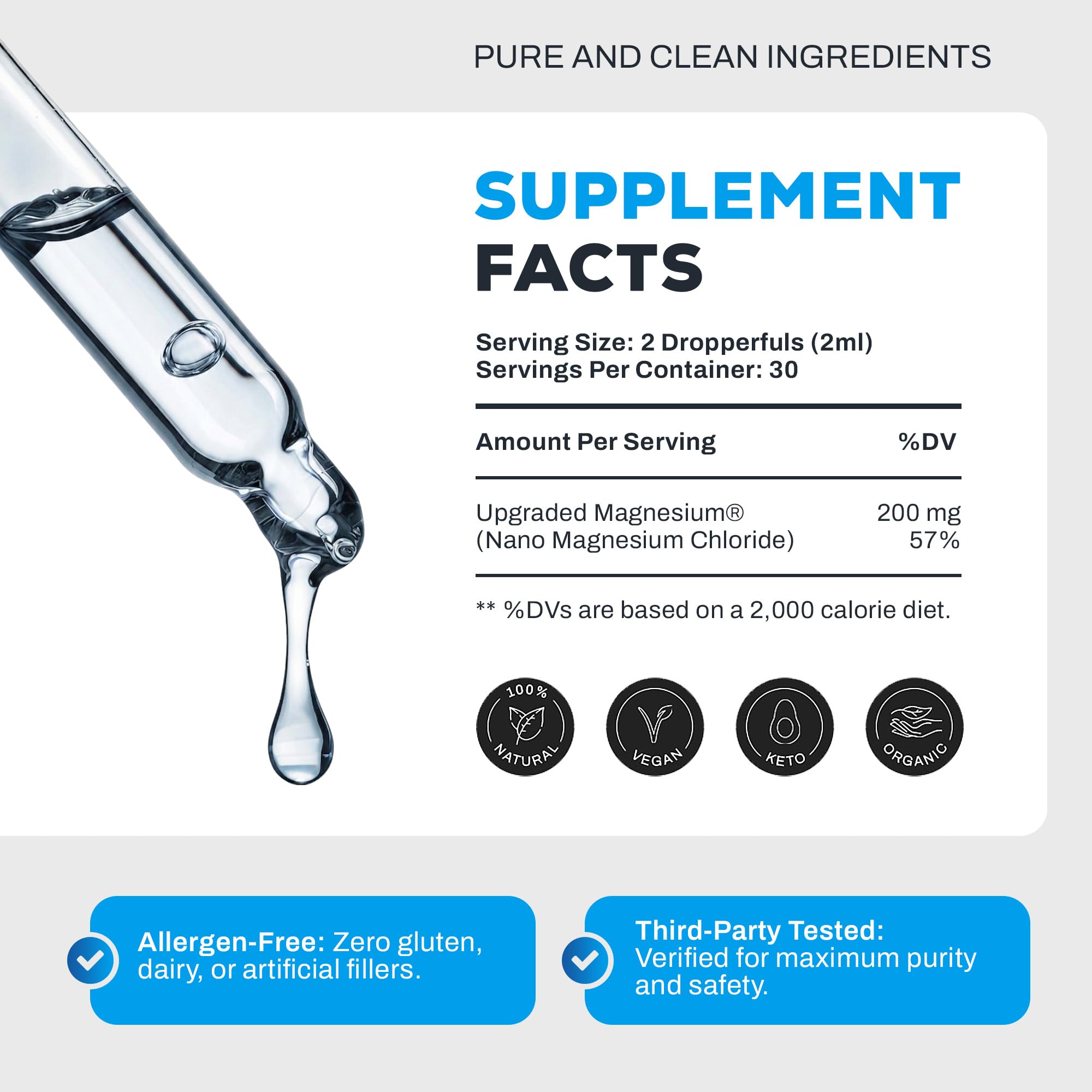 Upgraded Formulas botella junto a una regla para comparar tamaño práctico