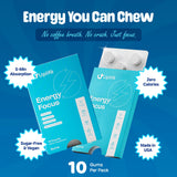 UPLIFE primer plano de chicle para apreciar textura y liberación rápida