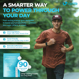 UPLIFE chicle en mano para comparar tamaño y portabilidad