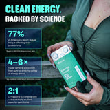 Envase Uplife visto por detrás con información, confianza en fabricación USA