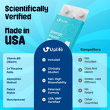 UPLIFE pack dentro de bolso de viaje mostrando transporte seguro