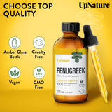 UpNature aceite de fenogreco en ambiente de ritual de cuidado, aroma y relajación