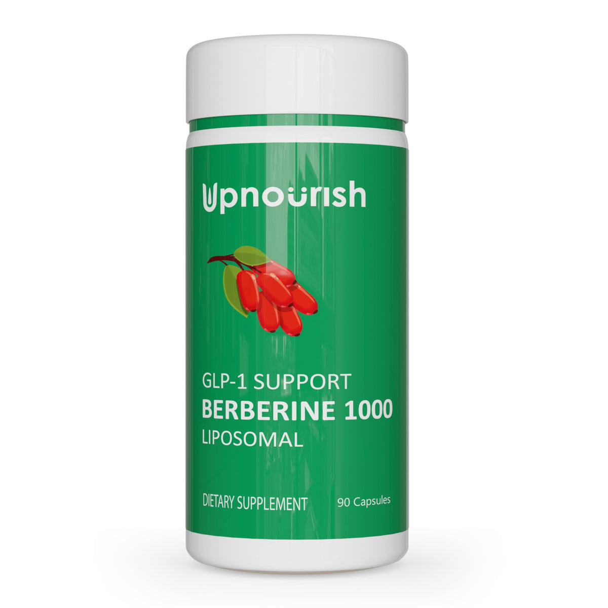 UpNourish frente del envase mostrando diseño y claridad informativa