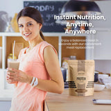 Persona entrenando con batido UpNourish, energía y recuperación