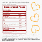 UpNourish etiqueta con lista de ingredientes clave y especificaciones