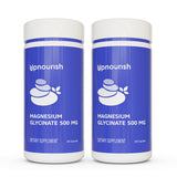 UpNourish frascos delantero mostrando dos envases y ahorro