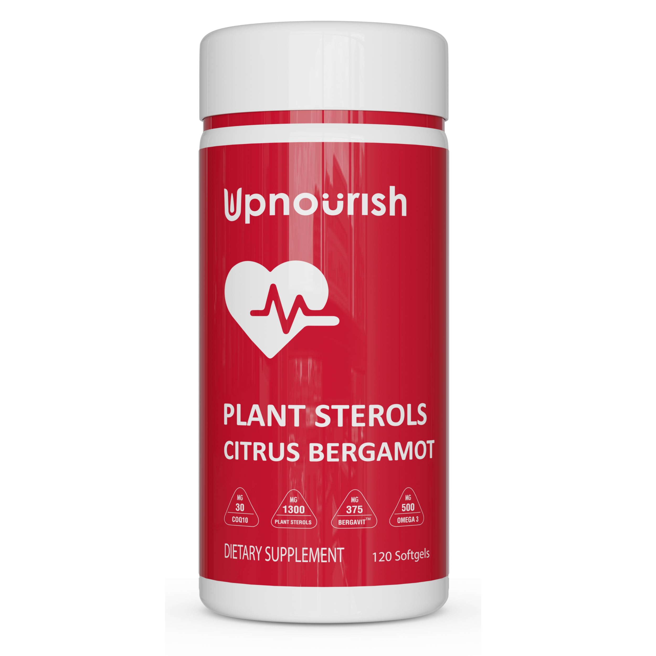 UpNourish frente del envase mostrando mezcla cítrica y beneficios