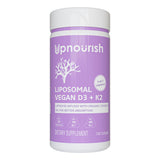 UpNourish frasco frente mostrando etiqueta clara y beneficios