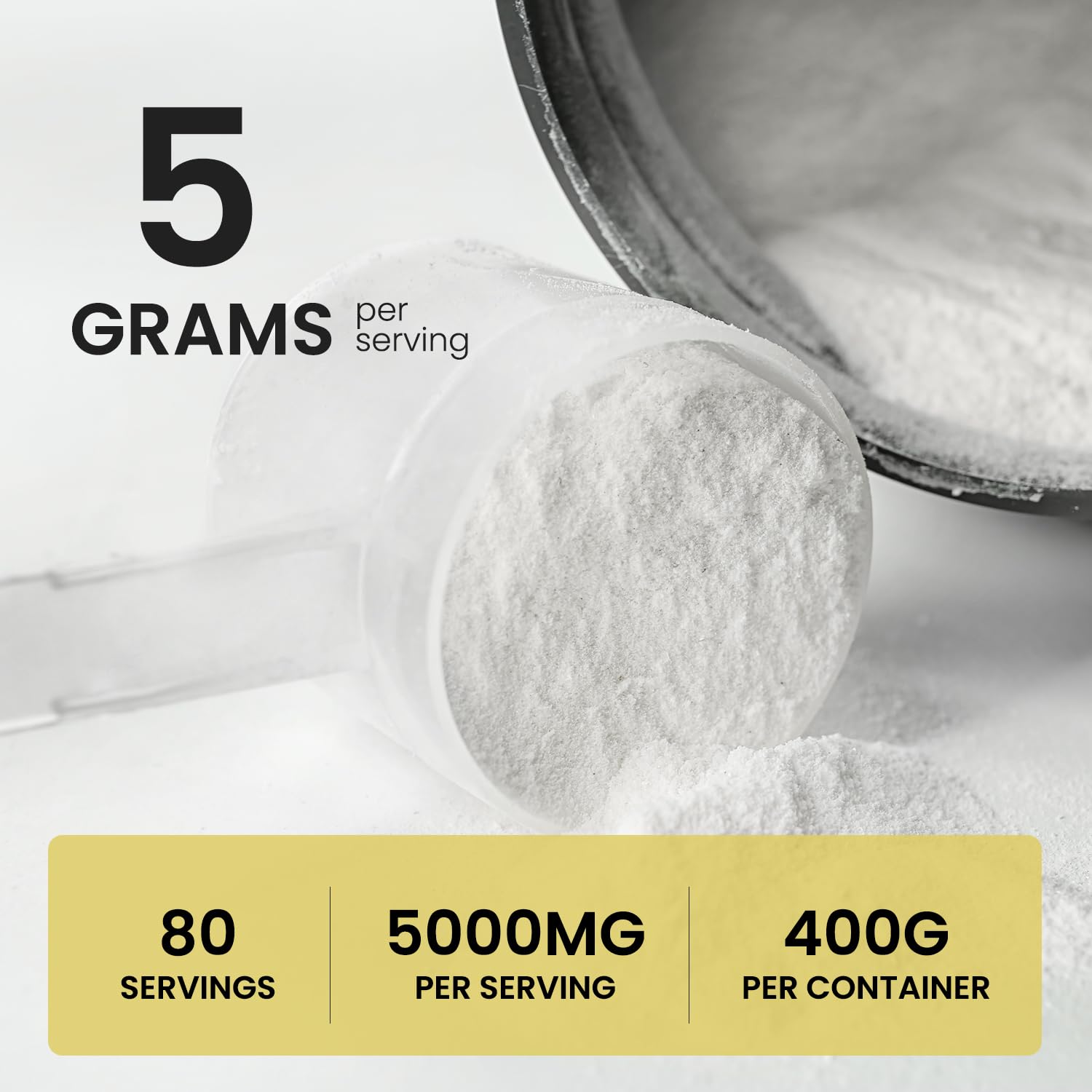UpNourish, cucharilla con 5 g porción precisa lista para uso