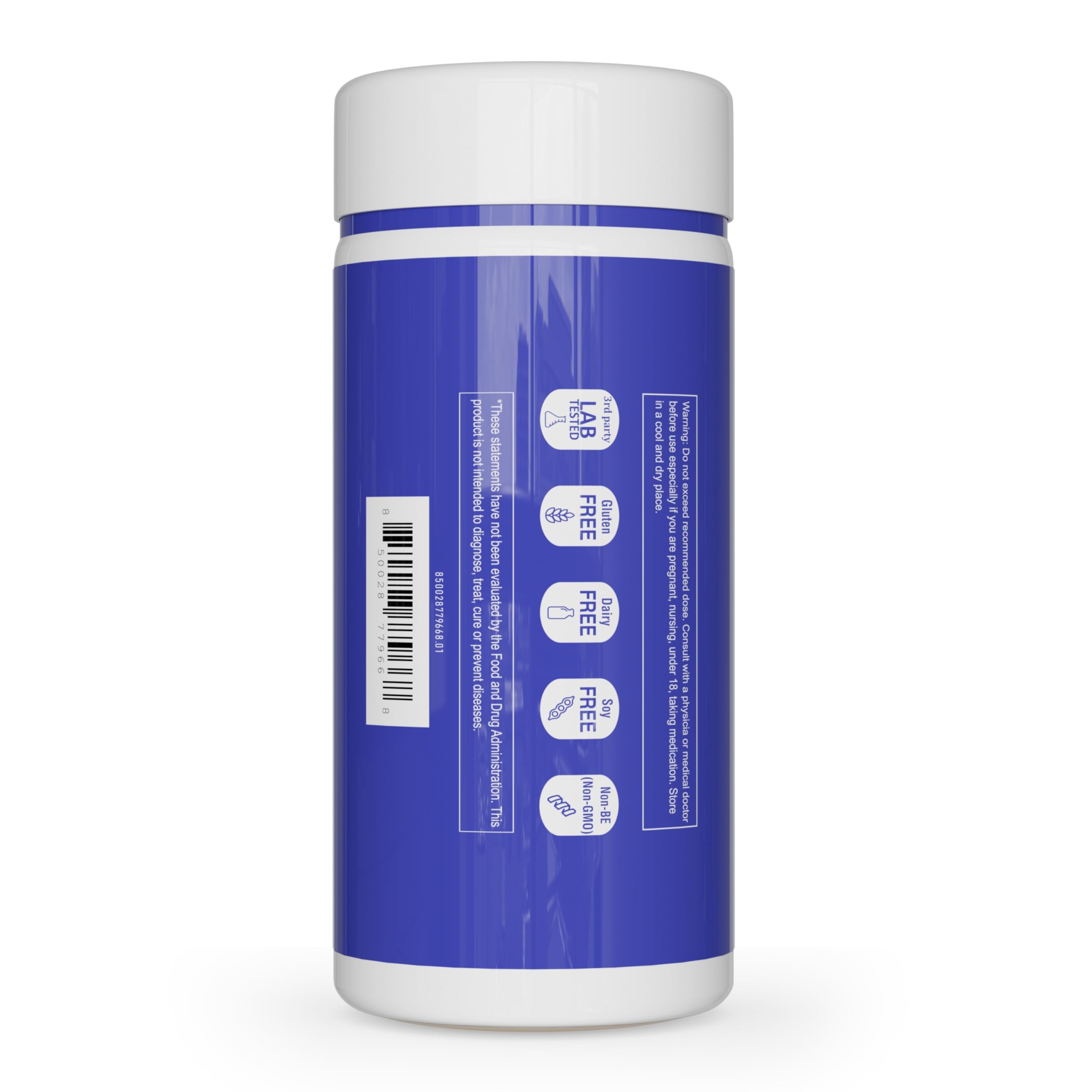 UpNourish cápsula junto a regla para comparar tamaño exacto