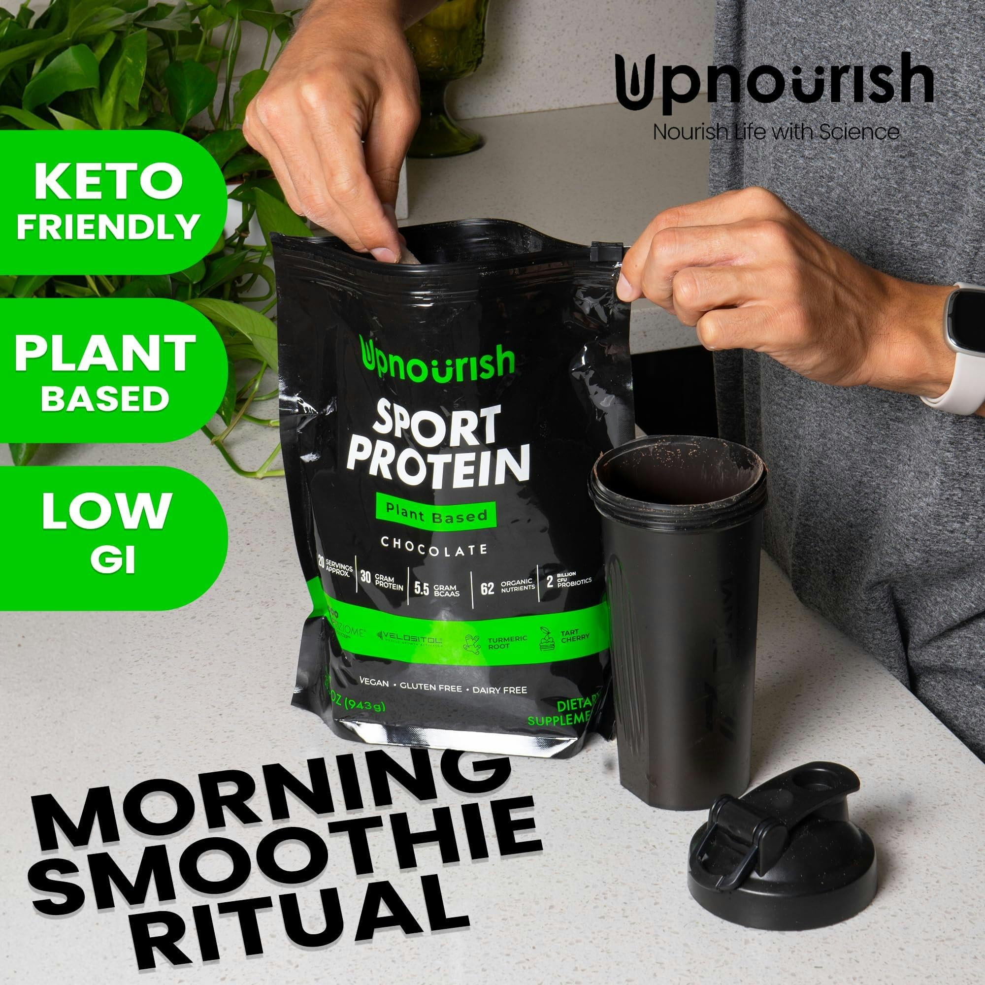 Gráfica de OPTIZIME P3 en envase UpNourish demostrando mejora de absorción