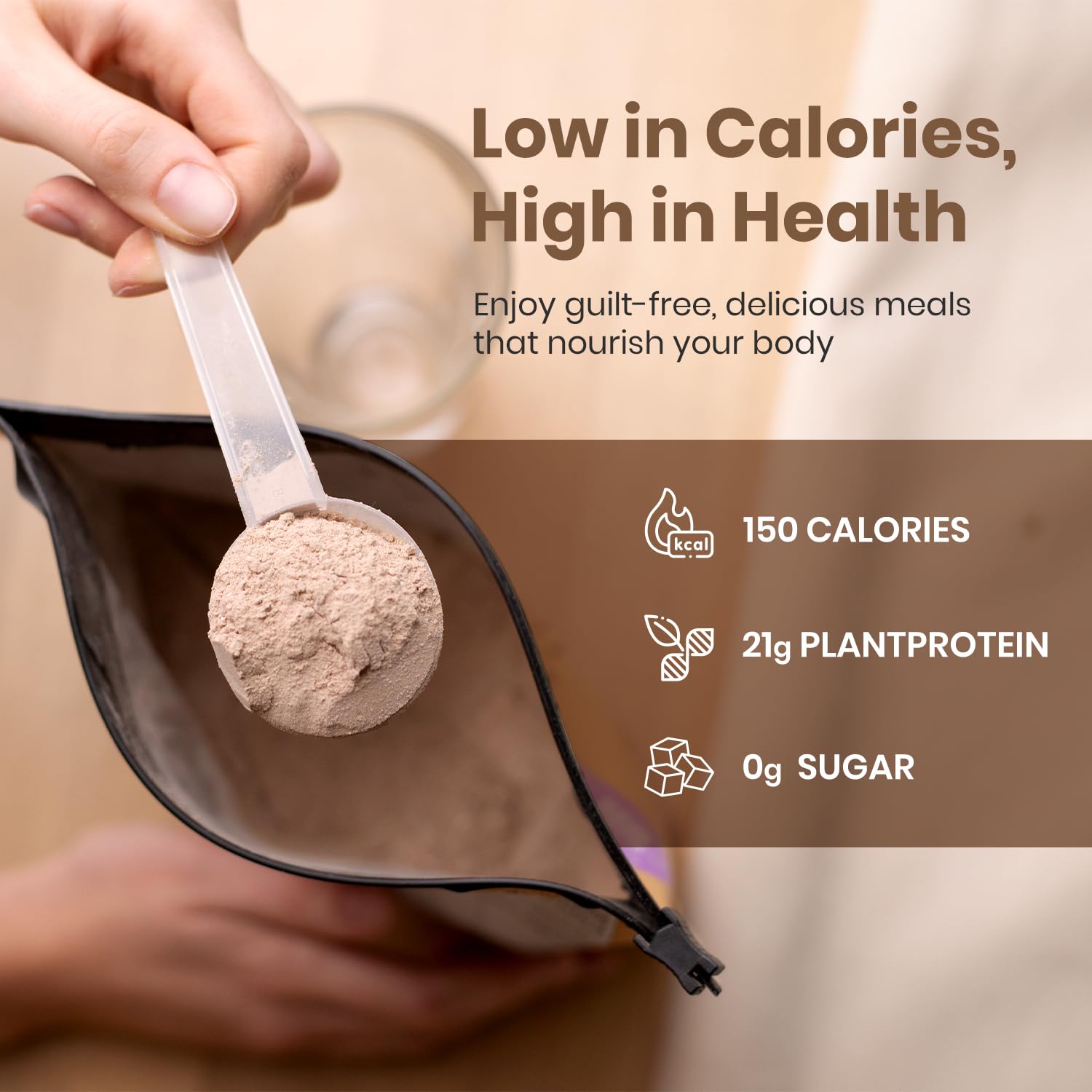 UpNourish cucharada con porción precisa para control de raciones