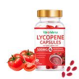 Upondata envase frontal de licopeno mostrando 100 softgels y beneficios
