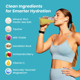 UpWellness ingredientes destacando raíz de yuca para hidratación limpia