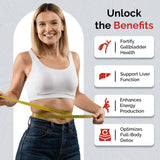 UpWellness frasco en mano para comparar tamaño y dosis prácticas