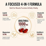 Urothyxen detalle de textura de las softgels para fácil ingestión