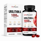 Urothyxen envase frontal mostrando 120 softgels y beneficios diarios